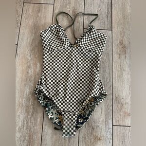 THE GREAT. Keyhole One piece swimsuit.